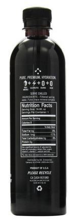 lot 107 image: blk Spring Water Infused with Fulvic Acid, 16.9 Ounce Bottles (Pack of 24)