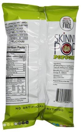 lot 112 image: SkinnyPop Popcorn, Original, 0.65 Ounce Bags (Pack of 30)