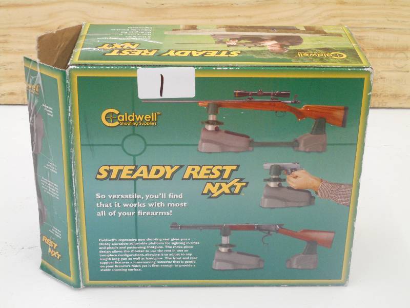 lot 1 image: Unused Caldwell Steady Rest NST Shooting Rest Set