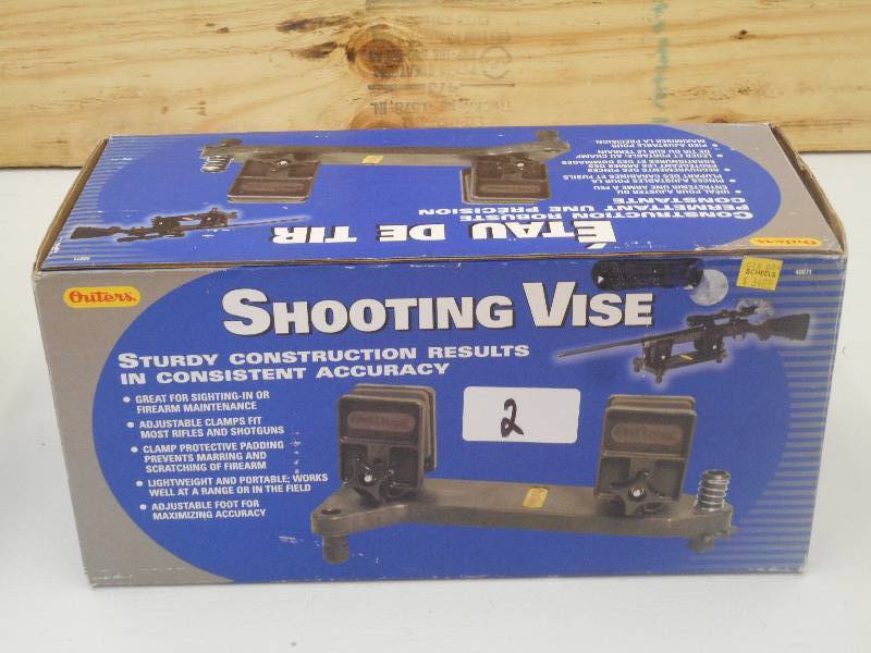 lot 2 image: Like New Outers Shooting Vise ...