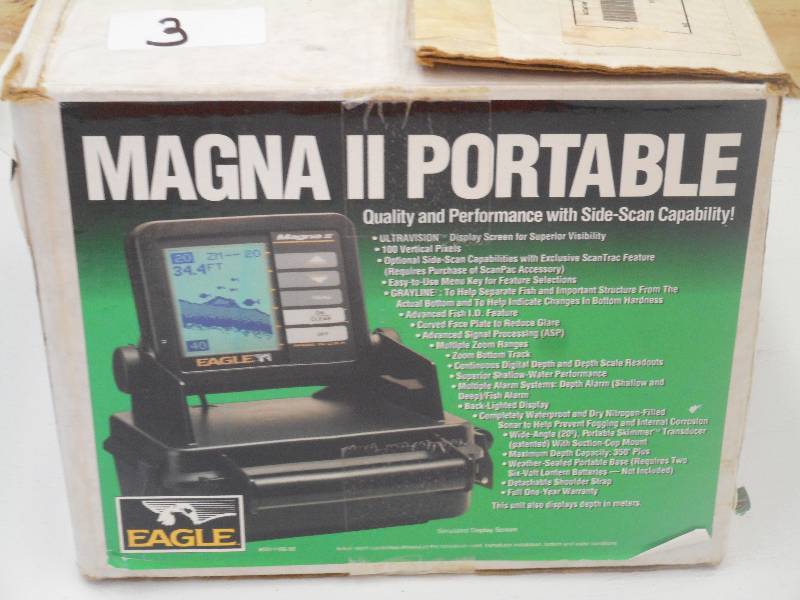 lot 3 image: Eagle Magna II Portable FishDepth ...