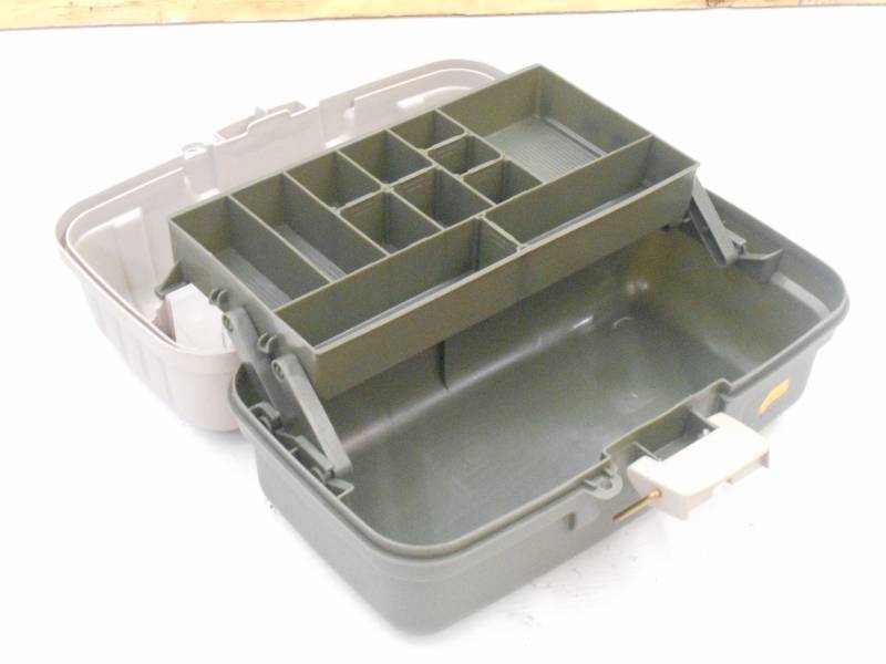 lot 20 image: Plano Plastic Tackle Box ...