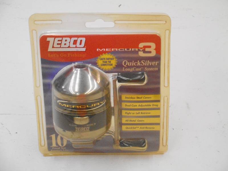 lot 27 image: New Zebco Mercury-3 Quicksilver Ree...