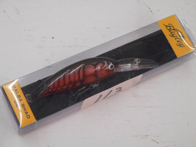 lot 113 image: New Bagley #08 Balsa Shad Lure ...