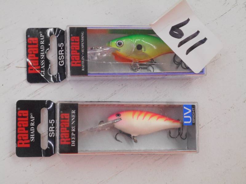 lot 119 image: (2) New Rapala Fishing Lures ...