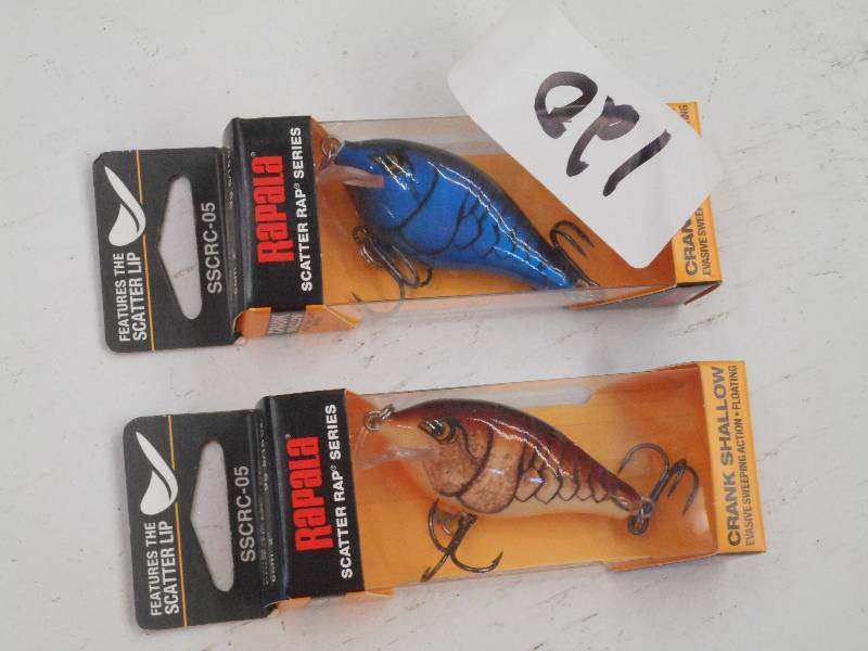lot 120 image: (2) New Rapala Fishing Lures ...