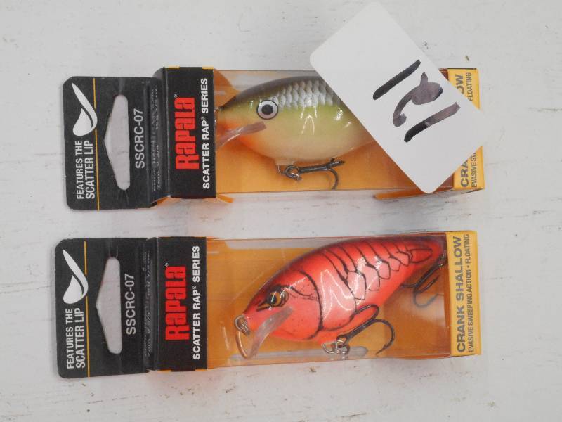lot 121 image: (2) New Rapala Fishing Lures ...