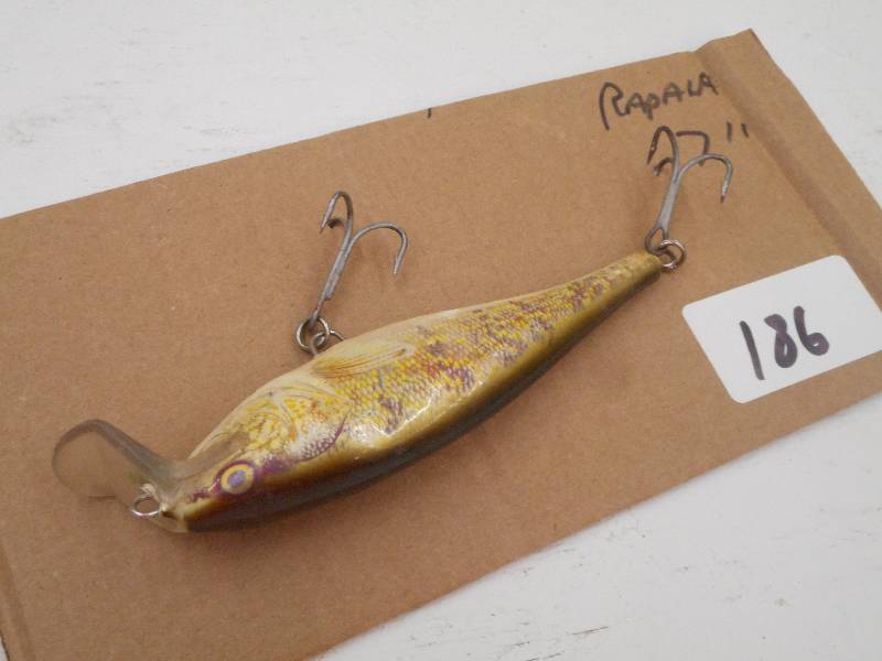 lot 186 image: (1) 7 Rapala Muskie Lure ...