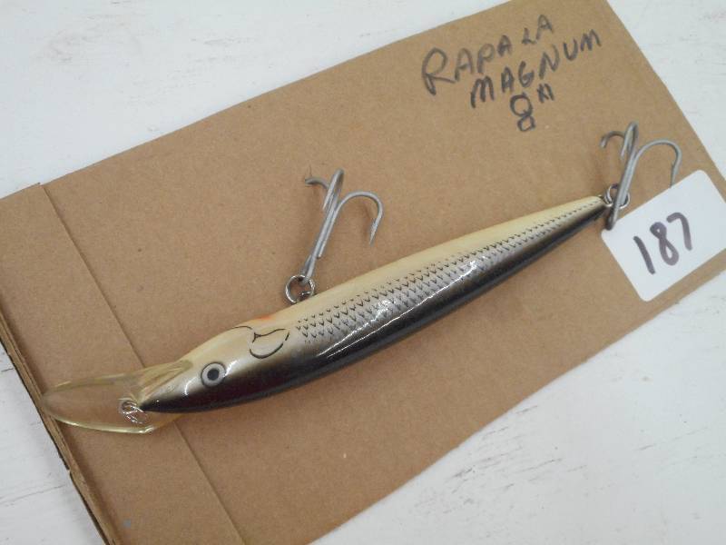 lot 187 image: (1) Rapala Magnum 8 Muskie Lure ...