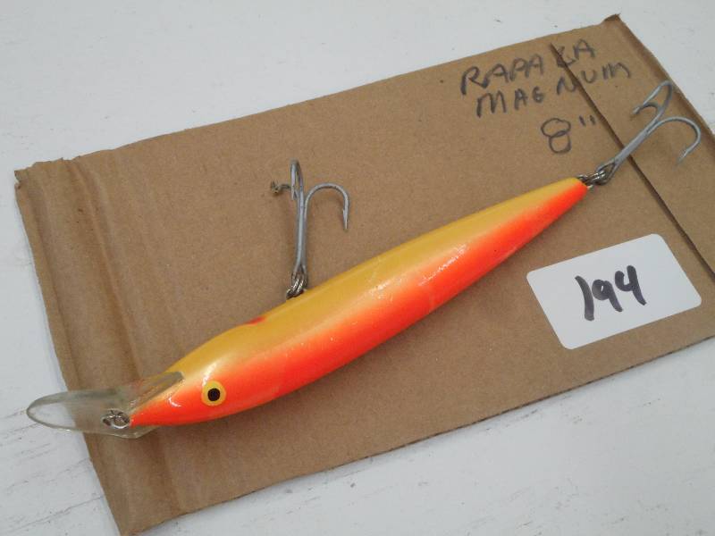 lot 194 image: (1) Rapala Magnum 8 Muskie Lure ...