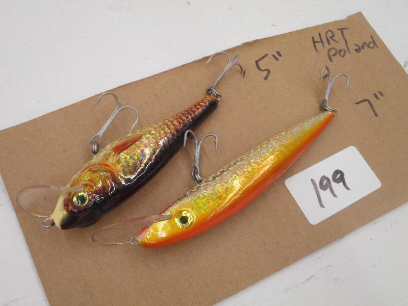 lot 199 image: (1) 9 HRT Polland Muskie Lure ...