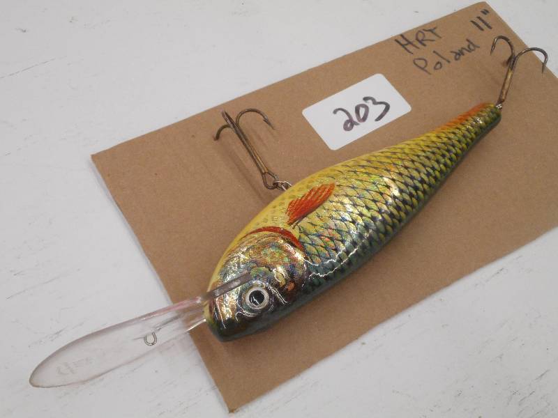 lot 203 image: (1) 11 HRT Polland Muskie Lure ...