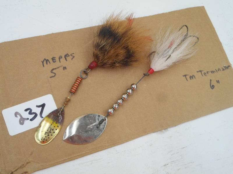 lot 237 image: (1) 5 Mepps & (1) 6 The Terminato...
