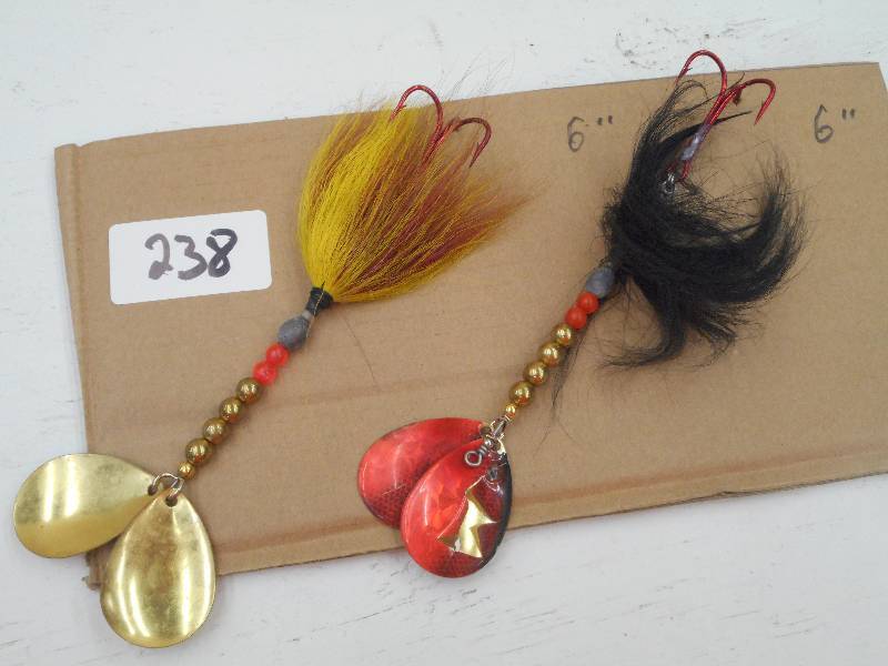 lot 238 image: (2) 6 Muskie Lures ...