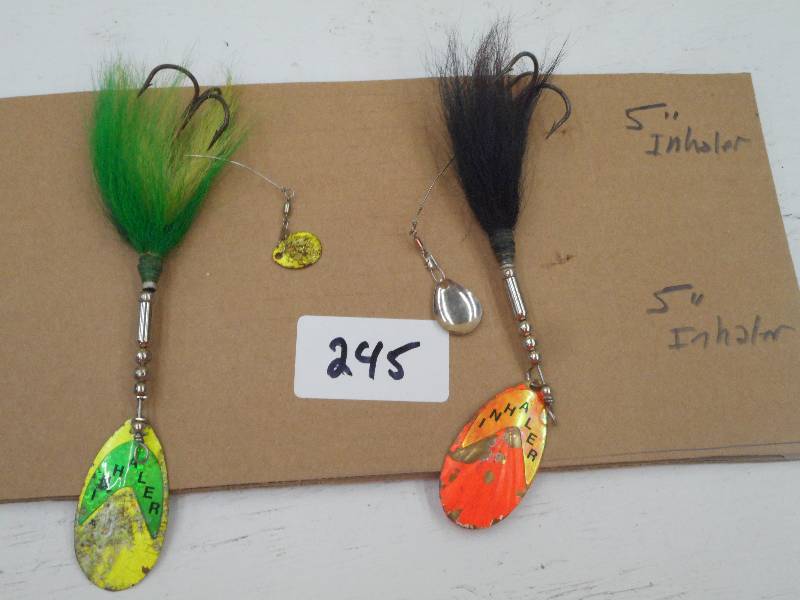 lot 245 image: (2) 5 Inhaler Muskie Lures ...