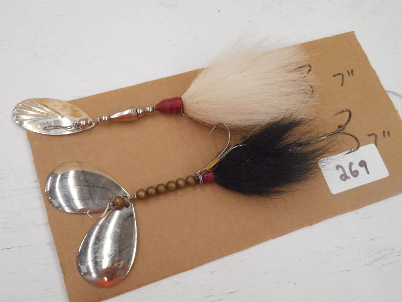 lot 269 image: (2) 7 Muskie Lures ...