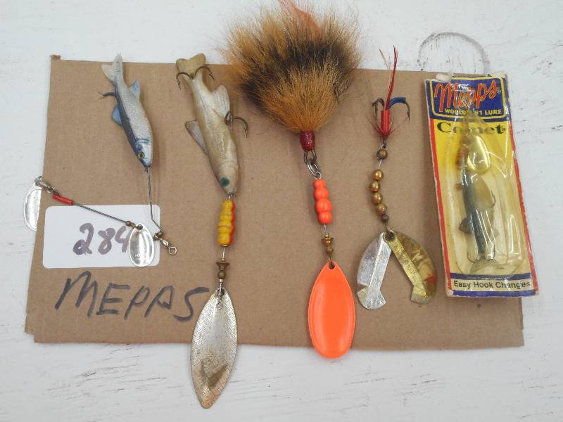lot 284 image: (5) Mepps Spinner Lures ...