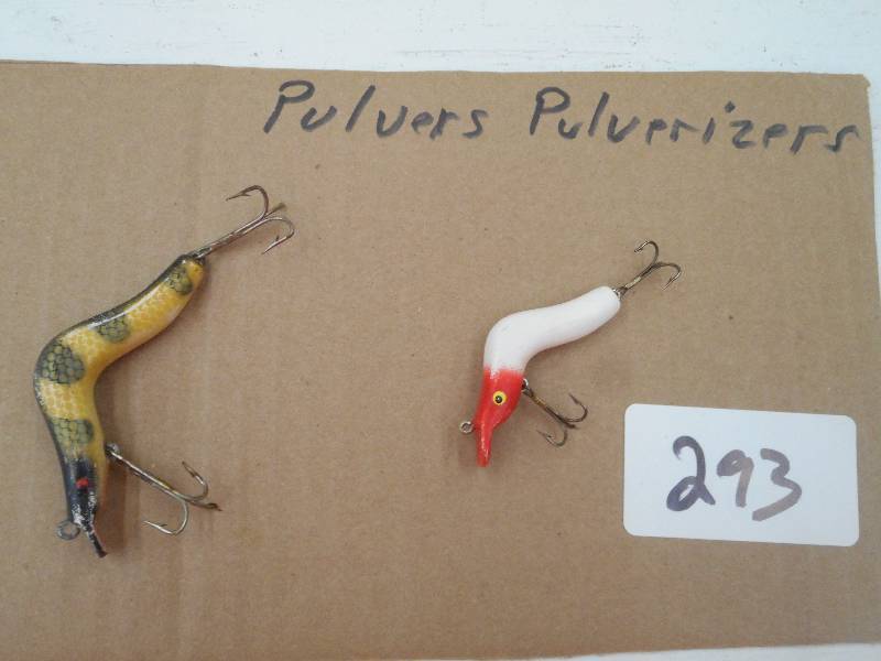 lot 293 image: (2) Pulvers Pulverizer Lures ...