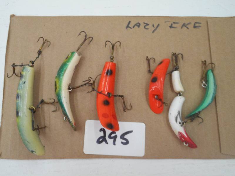 lot 295 image: (6) Lazy Ike Fishing Lures ...