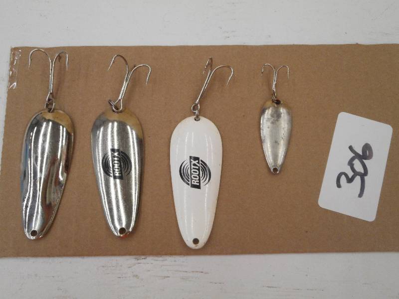 lot 306 image: (4) Assorted Spoon Lures ...