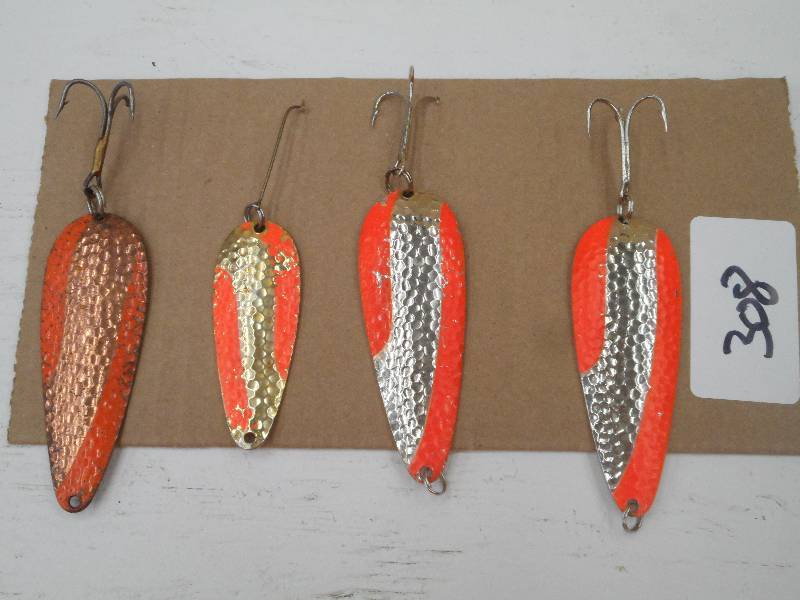 lot 308 image: (4) Assorted Spoon Lures ...