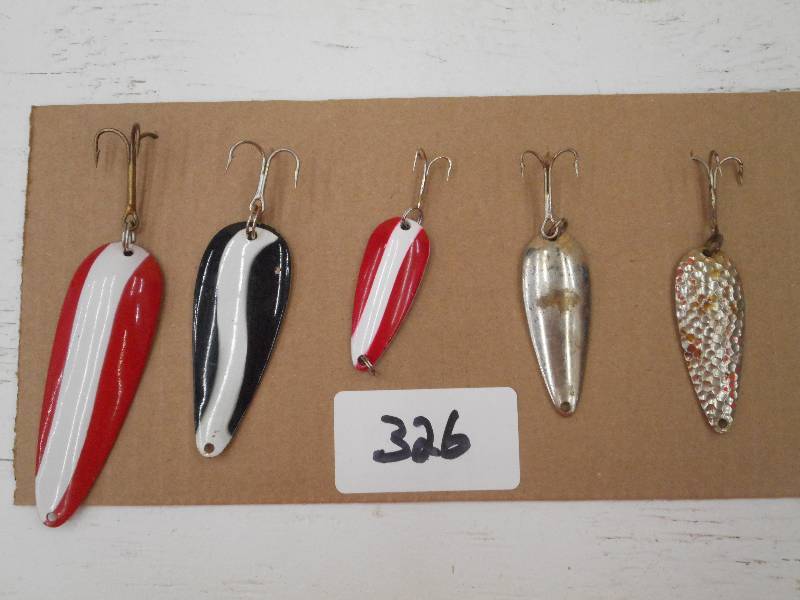 lot 326 image: (5) Assorted Spoon Lures ...