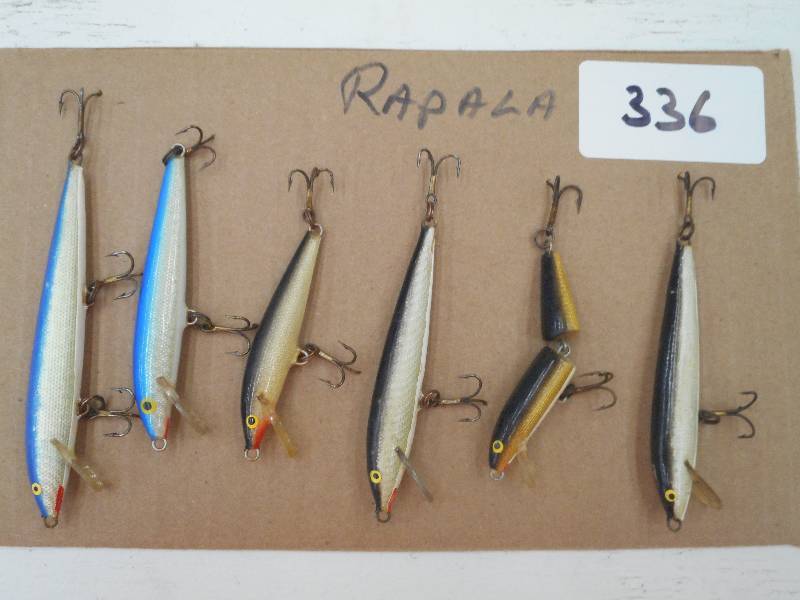 lot 336 image: (6) Rapala Fishing Lures ...