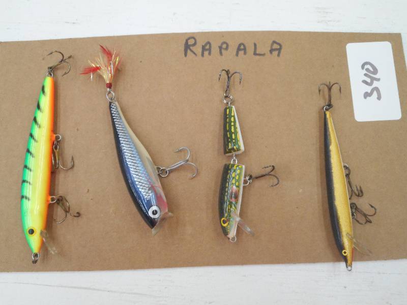 lot 340 image: (4) Rapala Fishing Lures ...