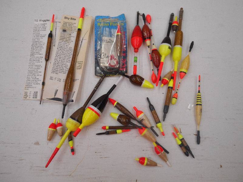 lot 348 image: Lot Of Assorted Bobbers & Etc ...