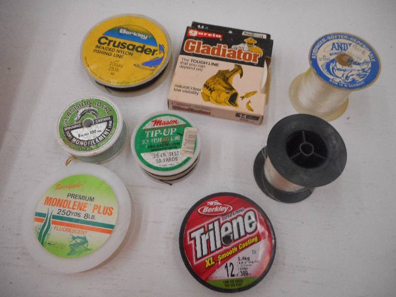 lot 358 image: Lot Of Assorted Fishing Line ...