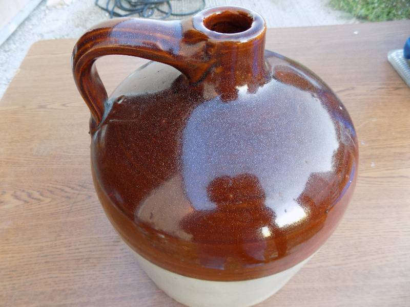 Stoneware Whiskey Jug
