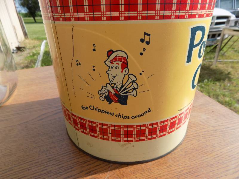 Collectable Potato Chip Tin