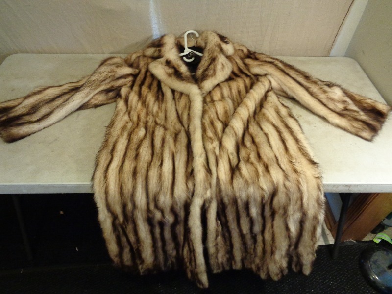 lot 20 image: Full Length Fur Coat