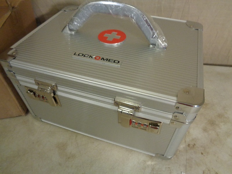 lot 34 image: New Lock Med Medicine Case