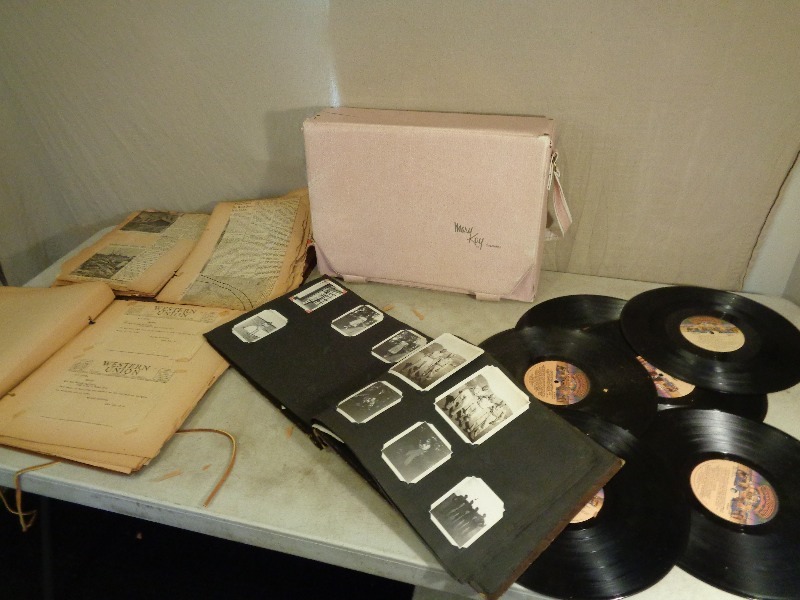 lot 38 image: Old Records, War Scrapbooks, and More
