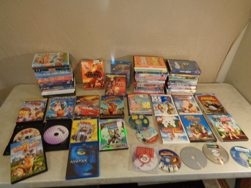 lot 51 image: Kids Dvds and Blu Rays