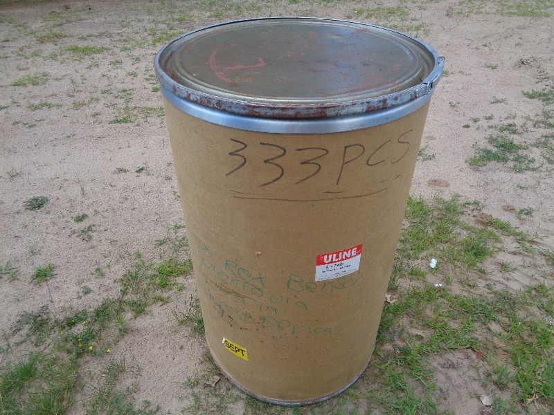 lot 26 image: Cardboard Barrel