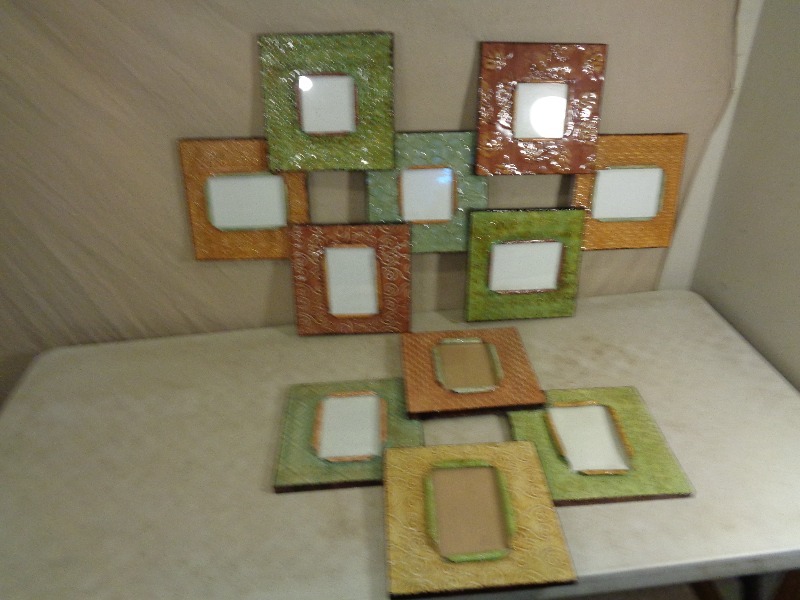 lot 137 image: 2 Cool Metal Picture Frames