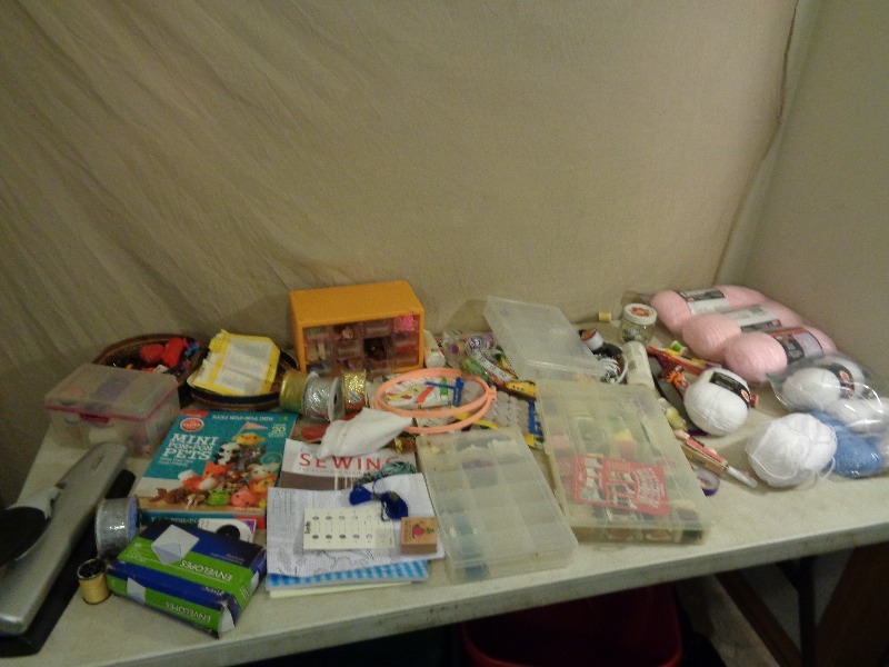 lot 160 image: Yarn, Sewing, Crafts, and More