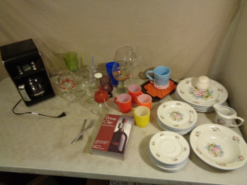 lot 185 image: Fire King Mugs, Dishes, and More
