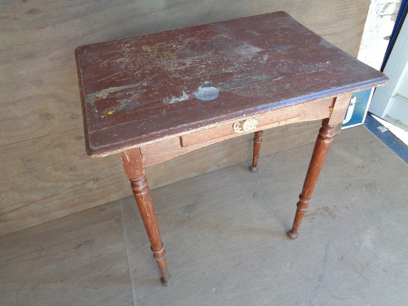 lot 116C image: Vintage Table with Drawer