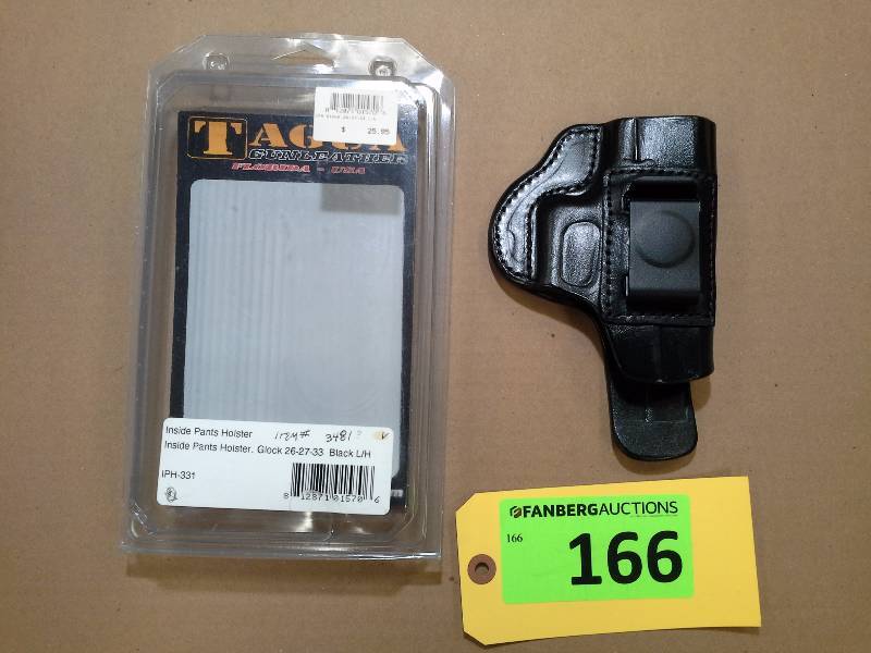 lot 166 image: Glock 26-27-33 - Tagua Gunleather Holster (LEFT HANDED)