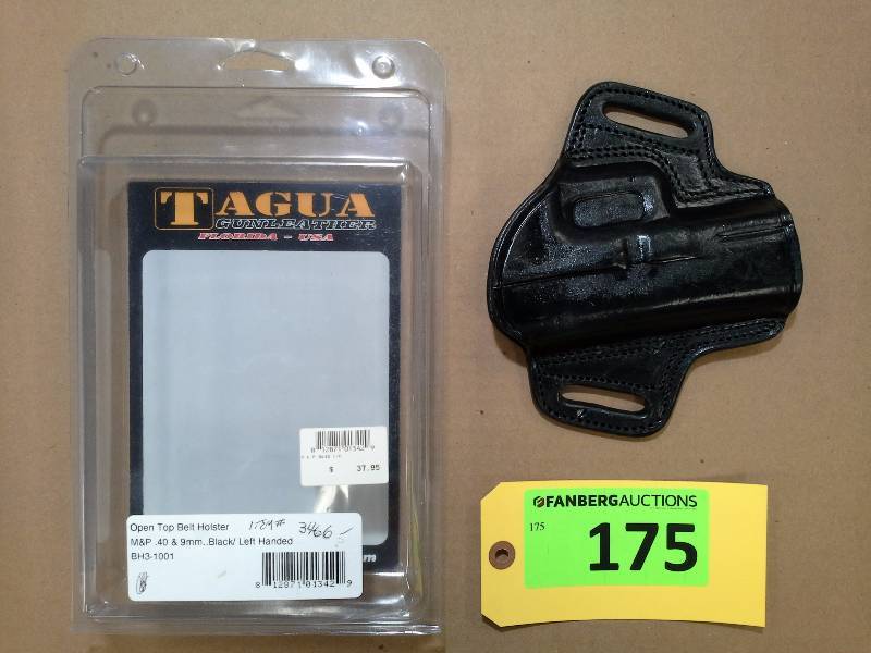 lot 175 image: M&P .40 & 9mm - Tagua Gunleather Holster (LEFT HANDED)