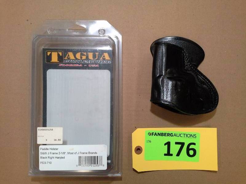 lot 176 image: S&W J Frame 2-18 - Tagua Gunleather Holster