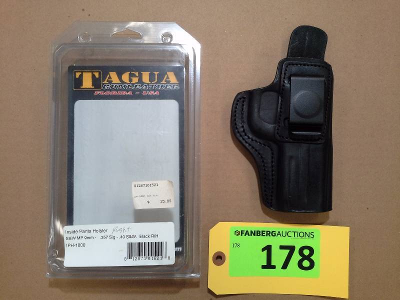 lot 178 image: S&W MP 9mm - .357 Sig - Tagua Gunleather Holster