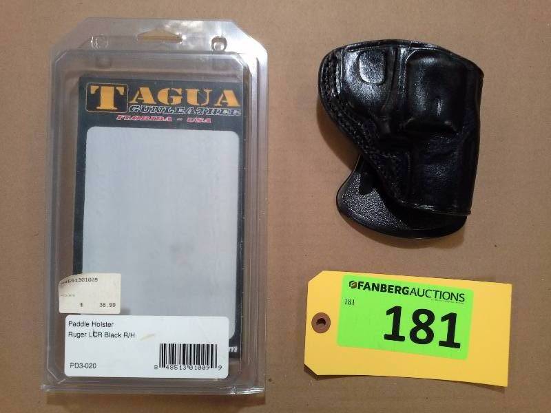 lot 181 image: Ruger LCR - Tagua Gunleather Holster