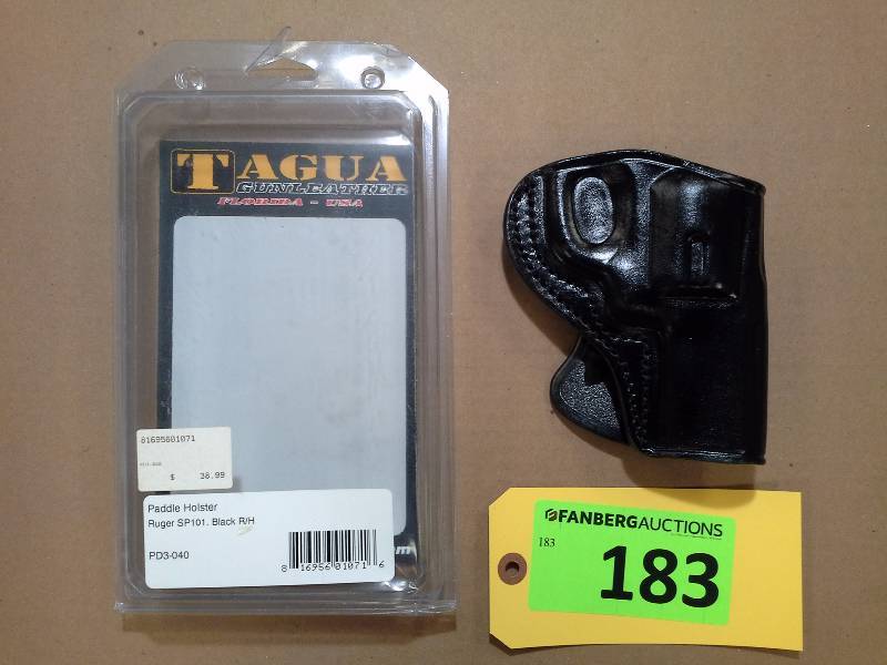 lot 183 image: Ruger SP101 - Tagua Gunleather Holster