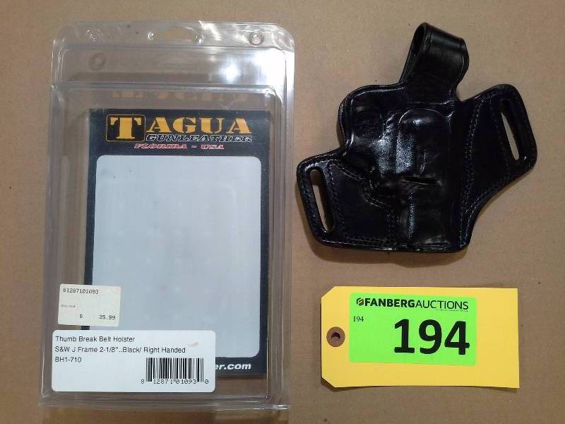 lot 194 image: S&W J Frame 2-18 - Tagua Gunleather Holster