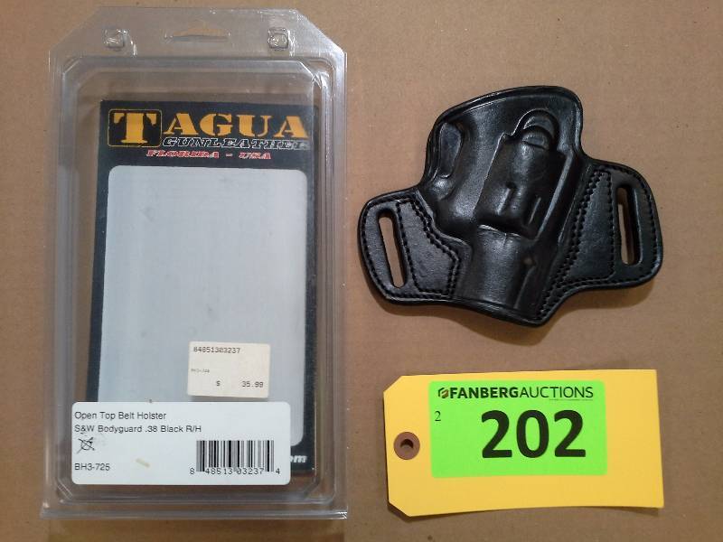 lot 202 image: S&W Bodyguard .380 - Tagua Gunleather Holster