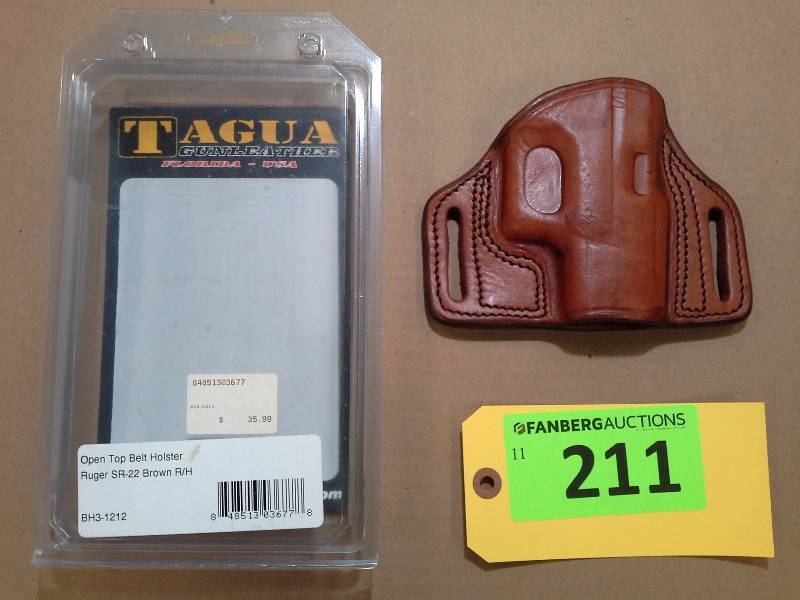 lot 211 image: Ruger SR-22 - Tagua Gunleather Holster